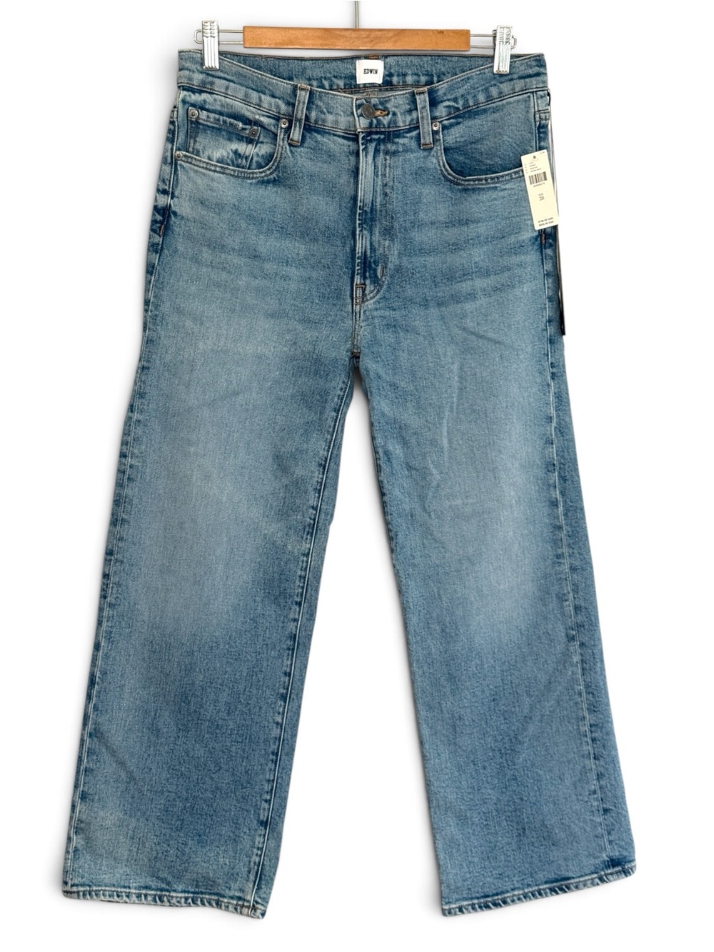 Edwin Marli wide leg denim ankle jeans size 28 NEW WITH TAGS